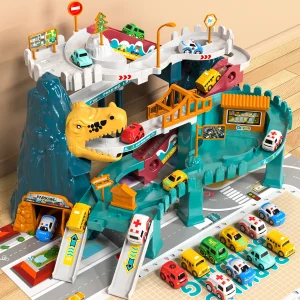 Dinosaur Race Track with Mini Cars
