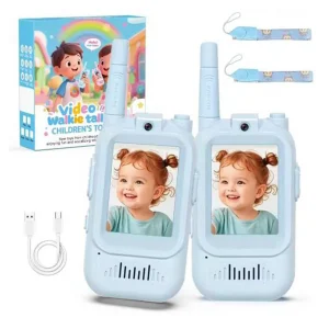Kids 2PCS Rechargeable Video Walkie Talkies