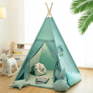 Foldable Kids Teepee with Mat